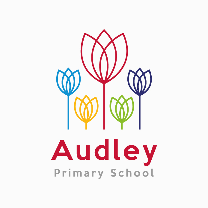 School Logo design of Audley Primary School